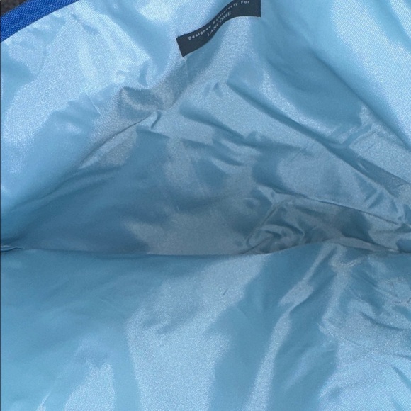 Lancôme Blue & Red Bon Voyage Tote Bag France Eiffel Tower Travel Graphic Purse - Picture 3 of 4